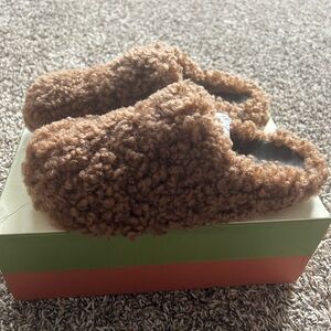 Marni Fussbett Sabot Shearling Mules